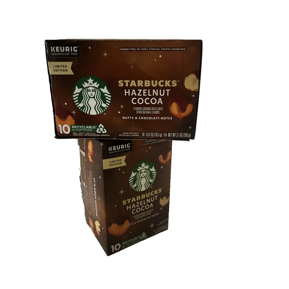 Starbucks Hazelnut Cocoa Flavored Italian Roast Keurig K-Cup Coffee Pods - 10 Ct